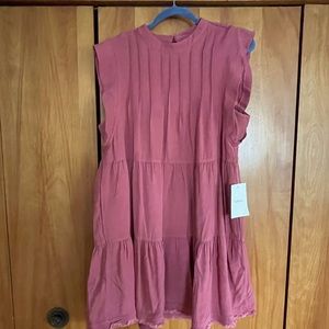 Dusty Rose mini dress